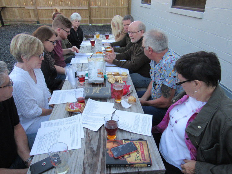Bibles and brews part of Theology Pub Bible Studies